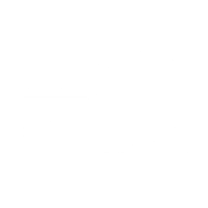 Vinyl Record DJ Logo #ffffff