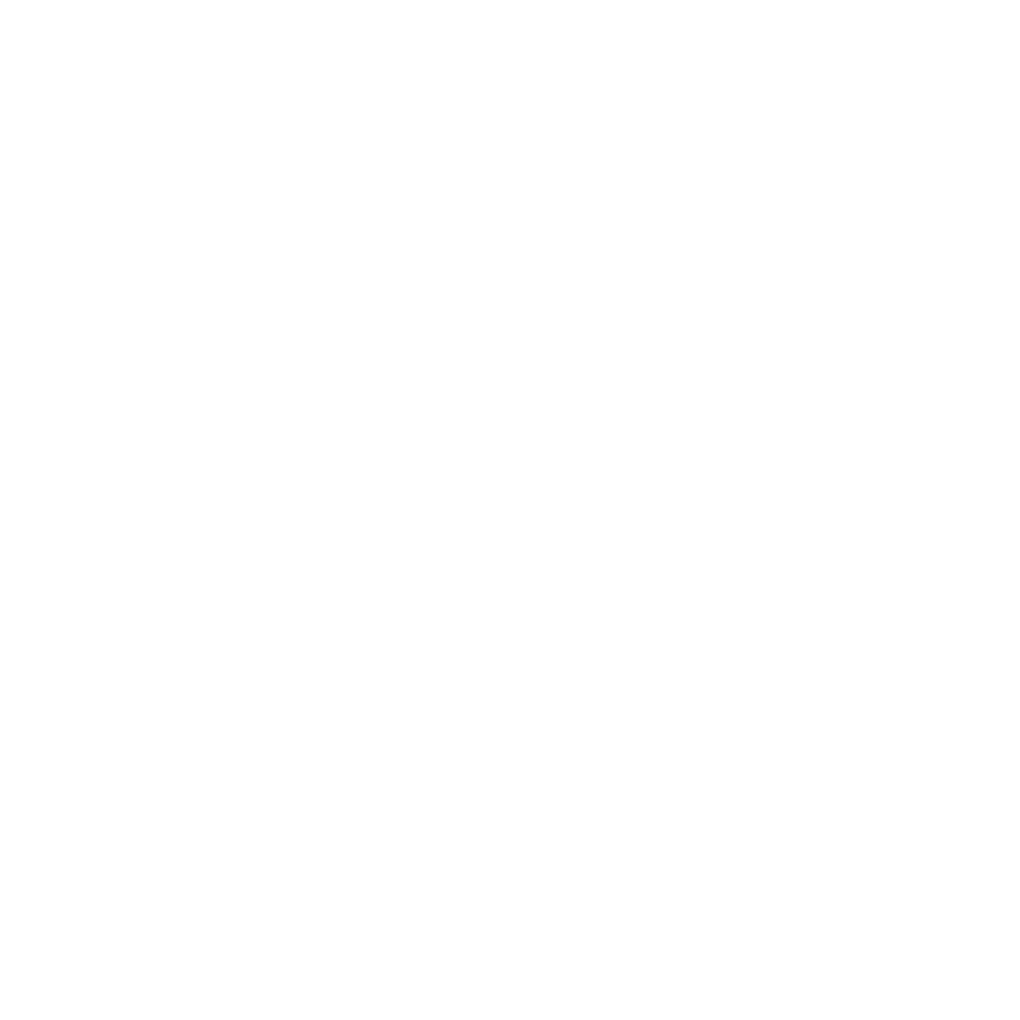 Vinyl Record DJ Logo #ffffff