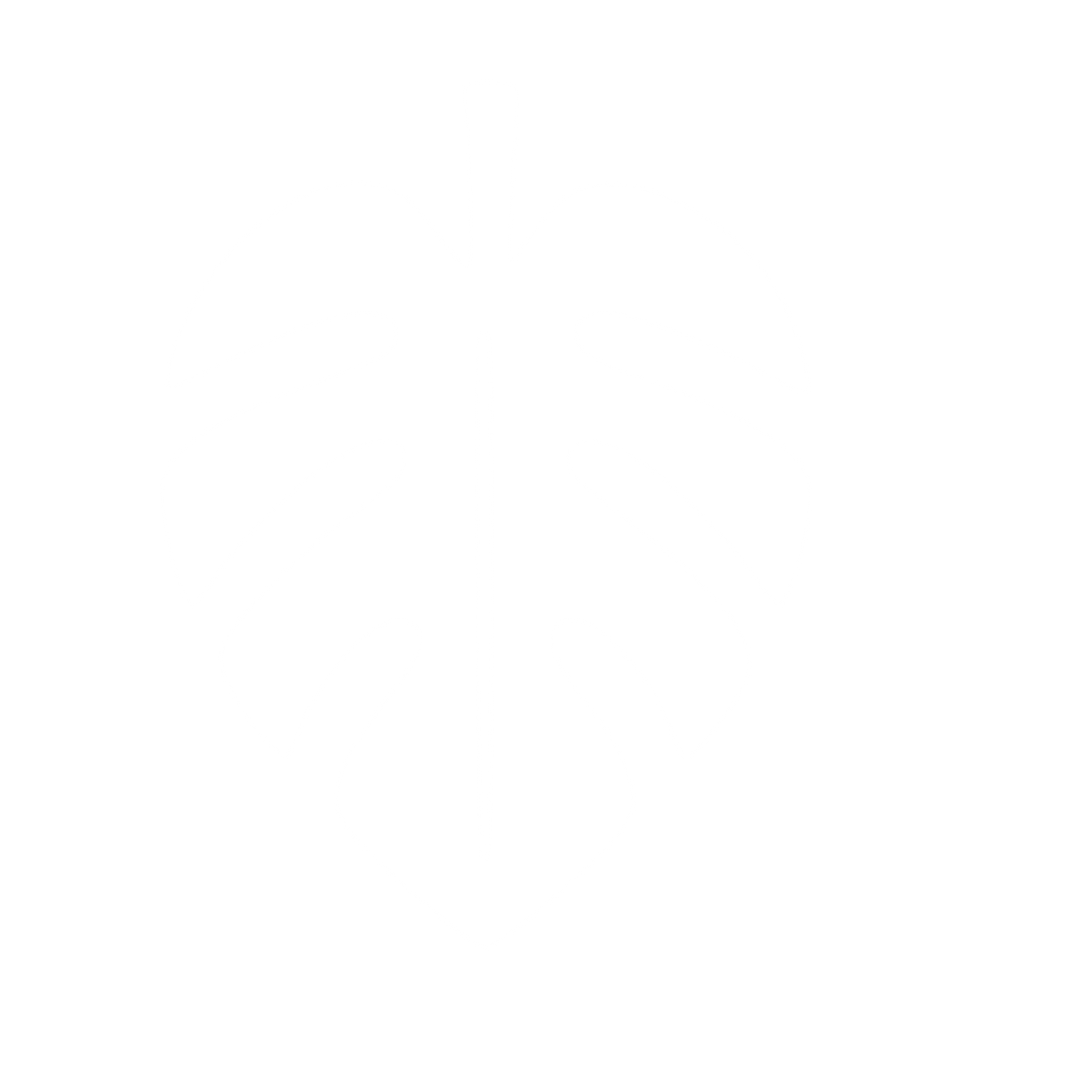 Monstera Leaf Pictogram Logo #ffffff