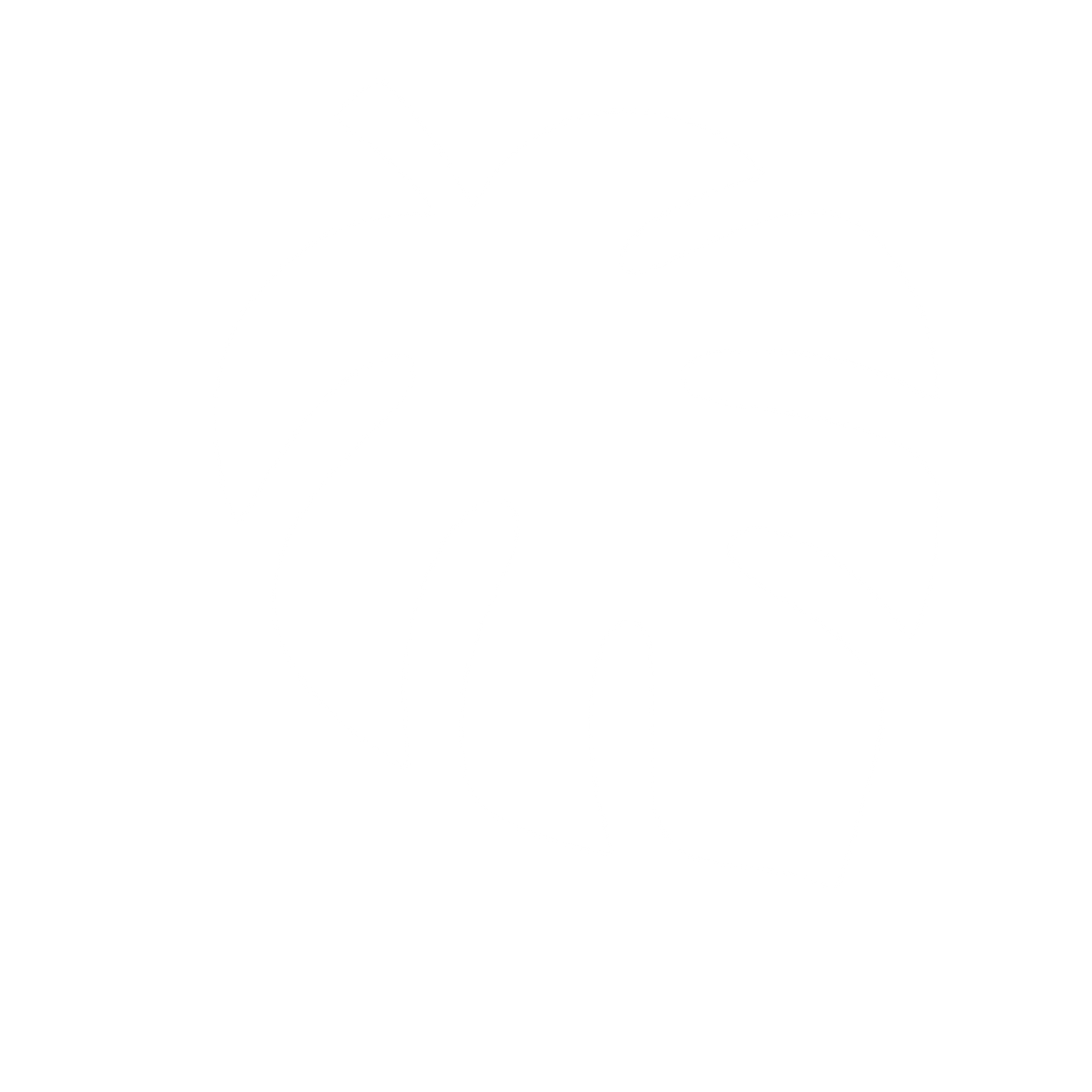 Monstera Leaf Pictogram Logo #ffffff