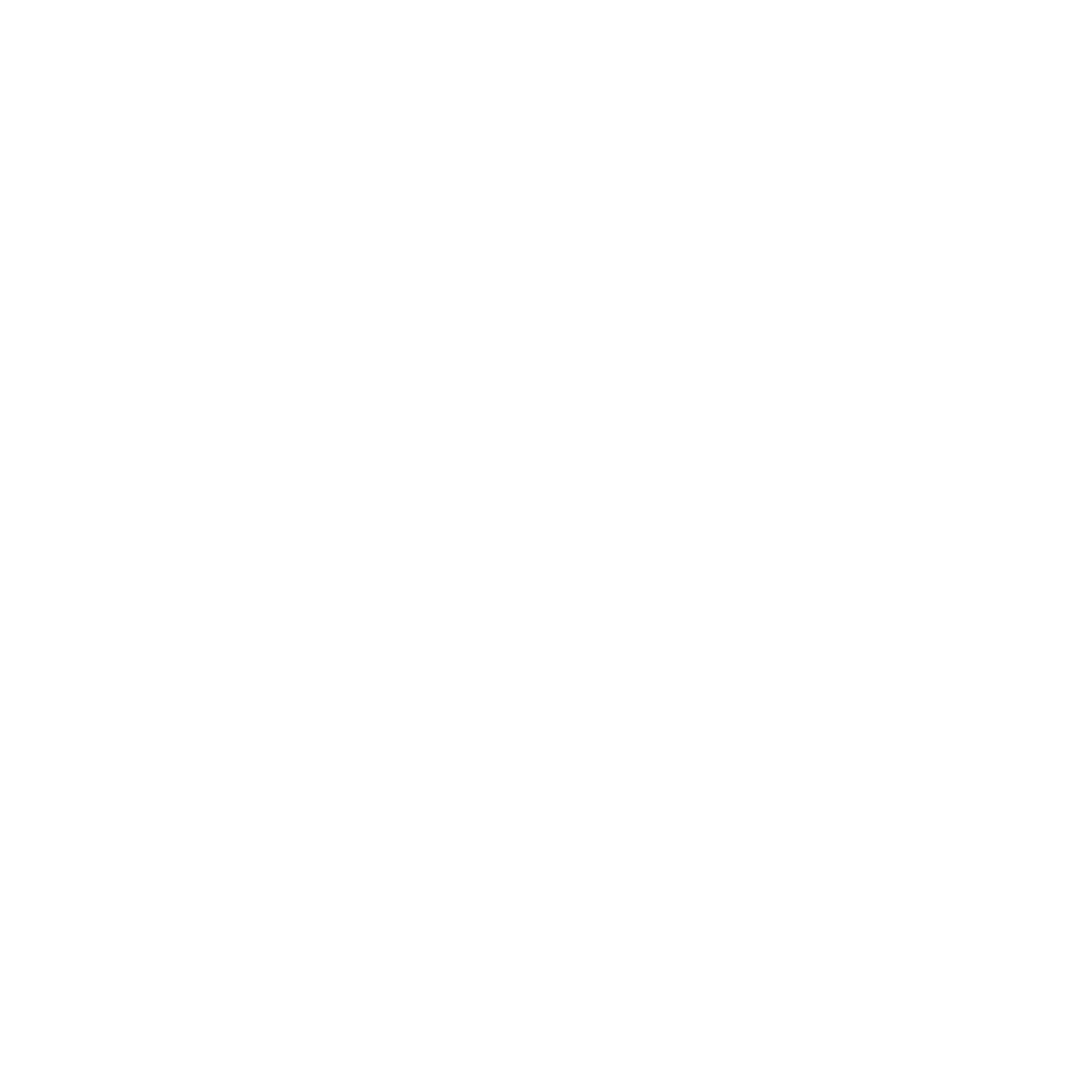 Horseshoe Floral Tattoo Logo #ffffff
