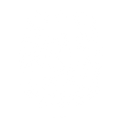 Horseshoe Floral Tattoo Logo #ffffff