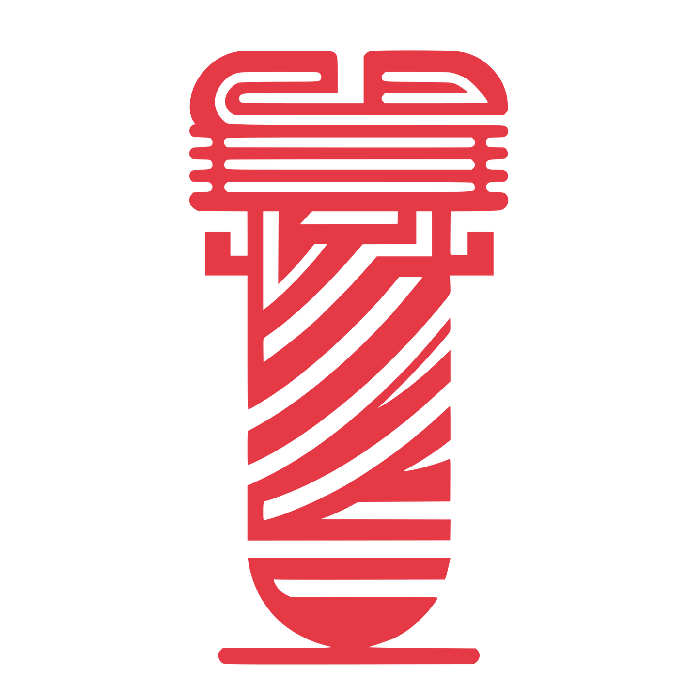 Barber Tool Logo #E63946