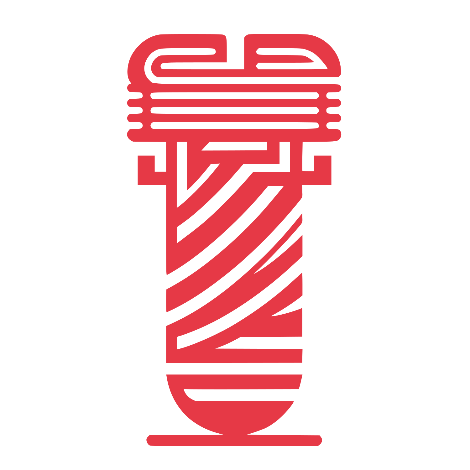 Barber Tool Logo #E63946