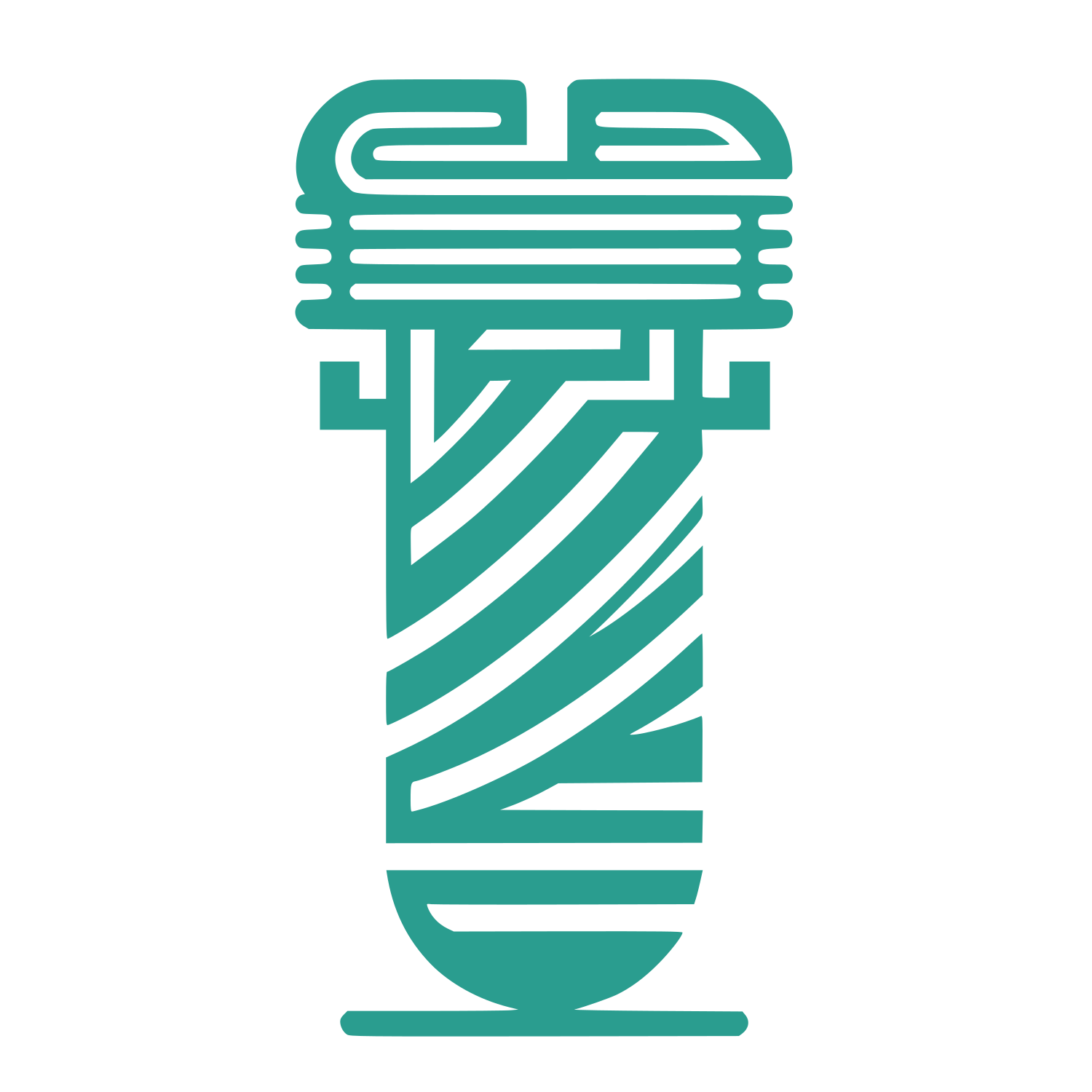 Barber Tool Logo #2A9D8F
