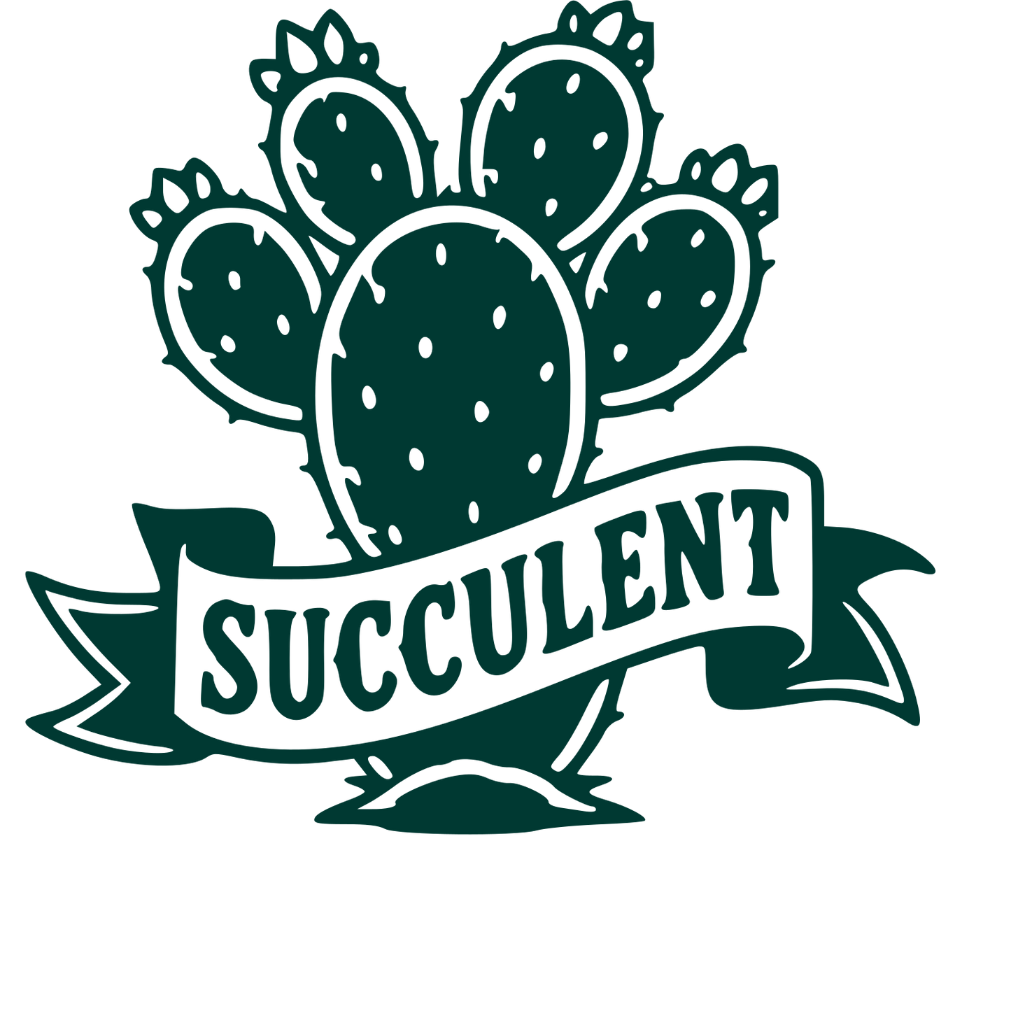Tattoo Flash Cactus Logo #003932