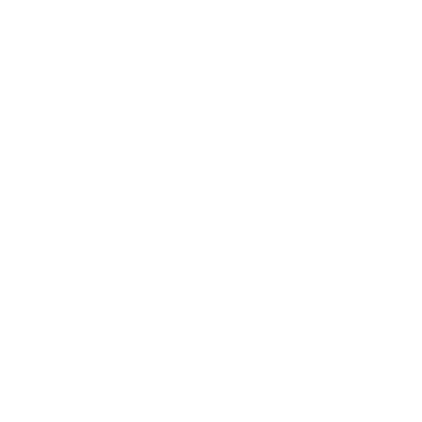Succulent Flower Diamond Badge Logo #ffffff