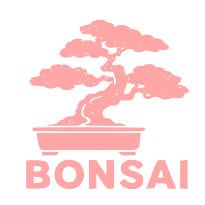 Bonsai Tree Wordmark Logo #ffa6a6