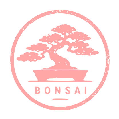 Bonsai Tree Circle Logo #ffa6a6