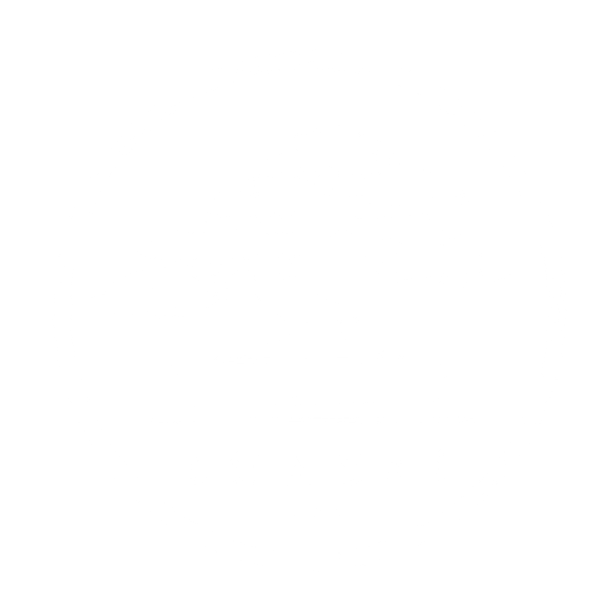 Bonsai Tree Circle Logo #ffffff