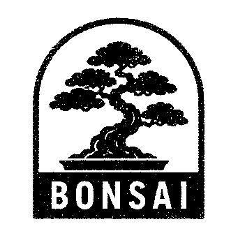 Bonsai Tree Badge Logo