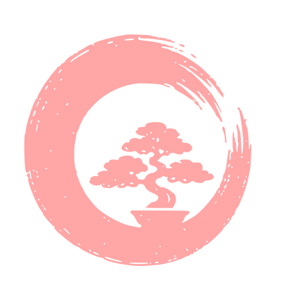 Bonsai Enso Circle Logo #ffa6a6