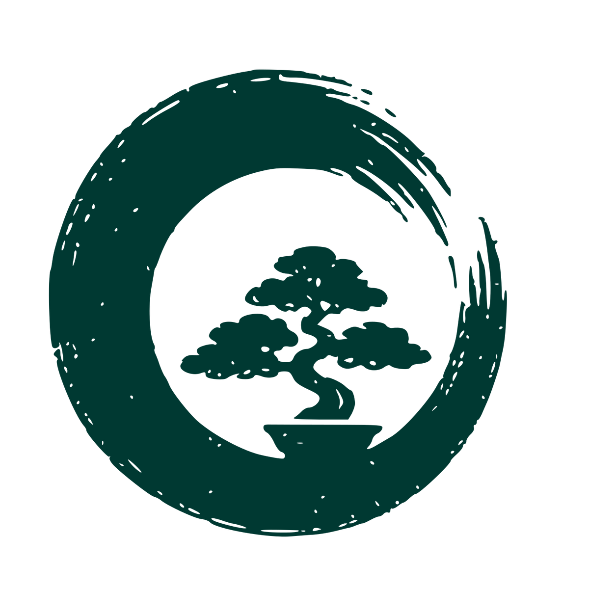 Bonsai Enso Circle Logo #003932