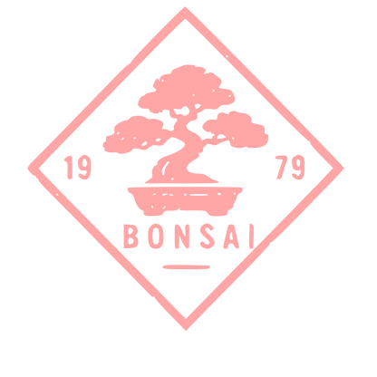 Bonsai Tree Diamond Badge Logo #ffa6a6