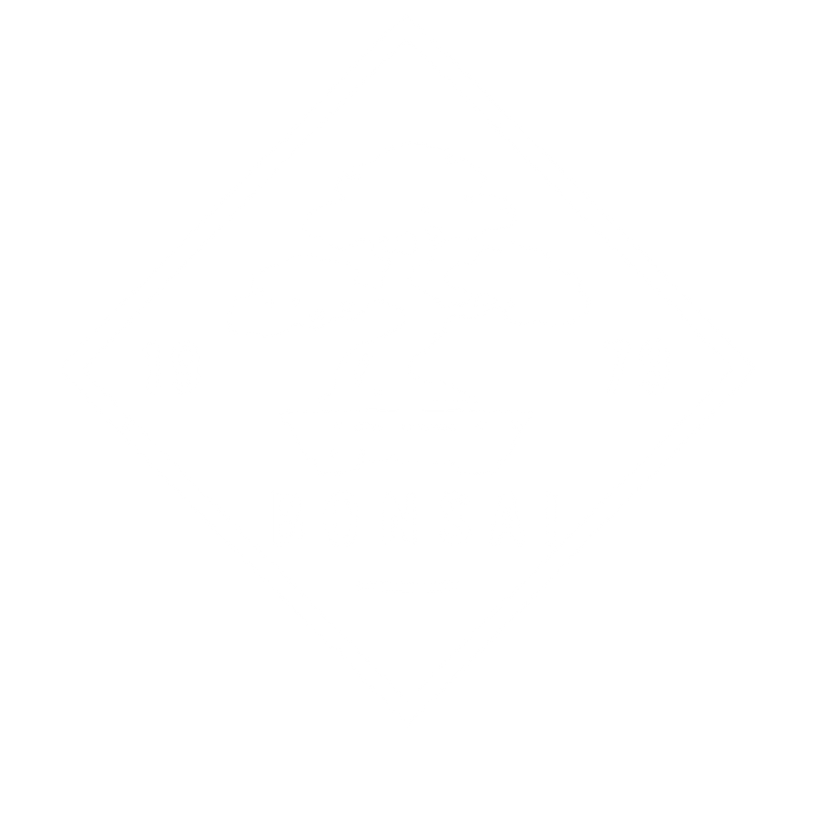 Bonsai Tree Diamond Badge Logo #ffffff