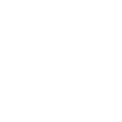 Bonsai Tree Diamond Badge Logo #ffffff