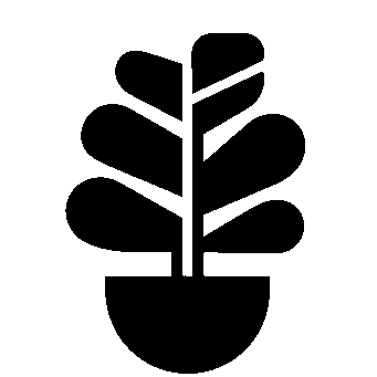 Fiddle Leaf Fig Plant Logo
