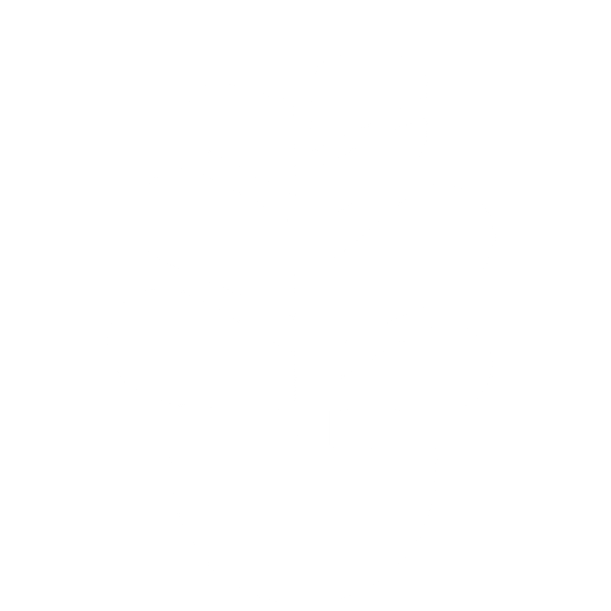 Fiddle Leaf Fig Plant Logo #ffffff