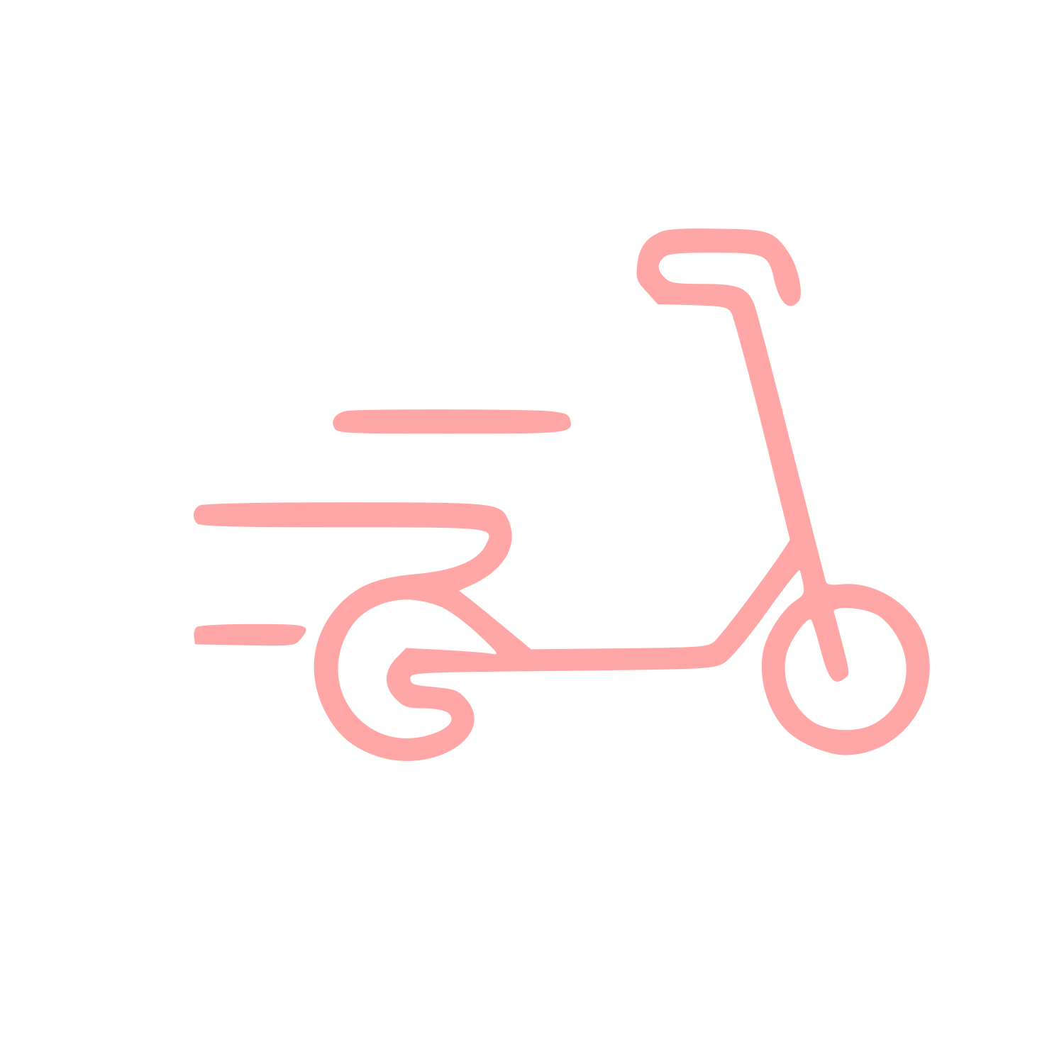 Monoline E-Scooter Logo #ffa6a6
