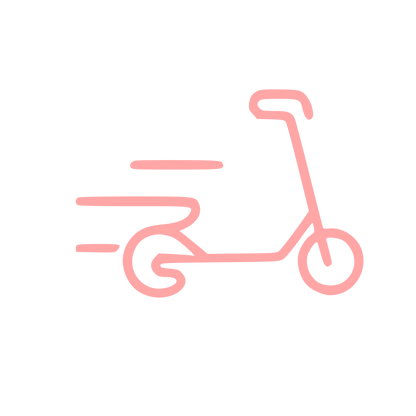 Monoline E-Scooter Logo #ffa6a6