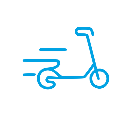 Monoline E-Scooter Logo #00a3e4