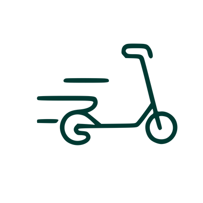 Monoline E-Scooter Logo #003932