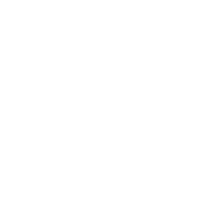 Winged Scooter Monoline Logo #ffffff