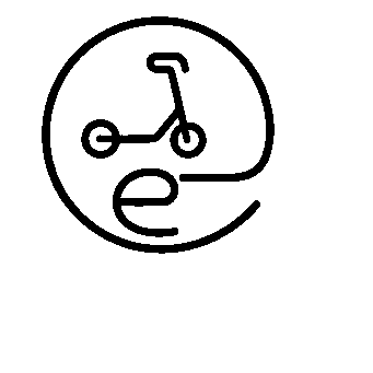 Monoline E-Scooter Circle Logo