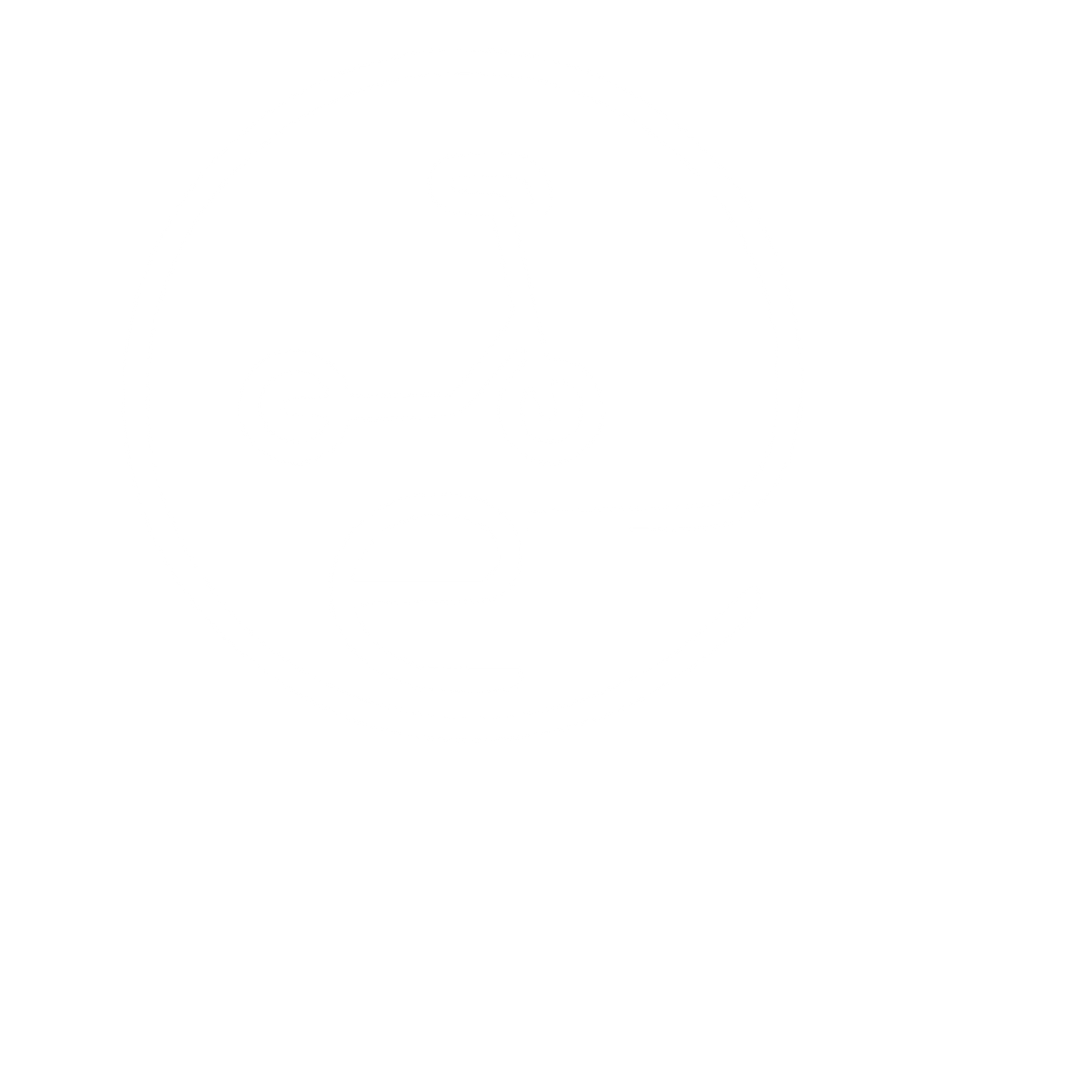 Monoline E-Scooter Circle Logo #ffffff