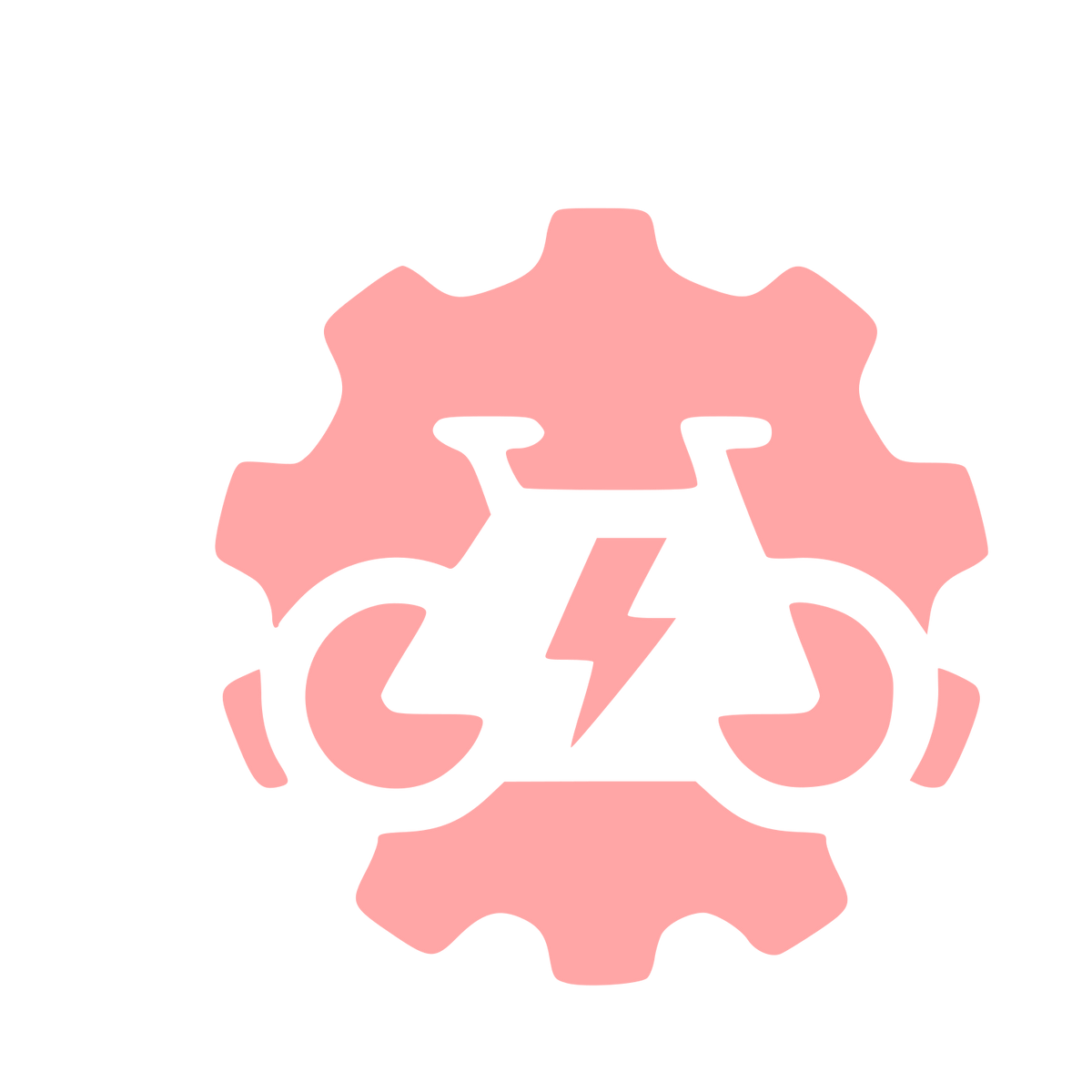 E-Bike Gear Logo #ffa6a6