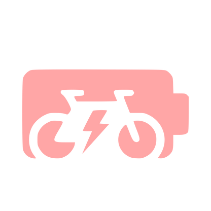 Electric Bike Battery Logo #ffa6a6