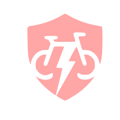 E-Bike Shield Logo #ffa6a6