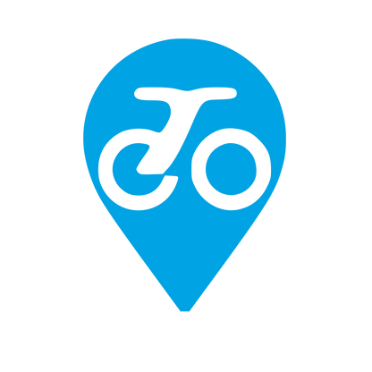 E-Bike Map Pin Logo #00a3e4