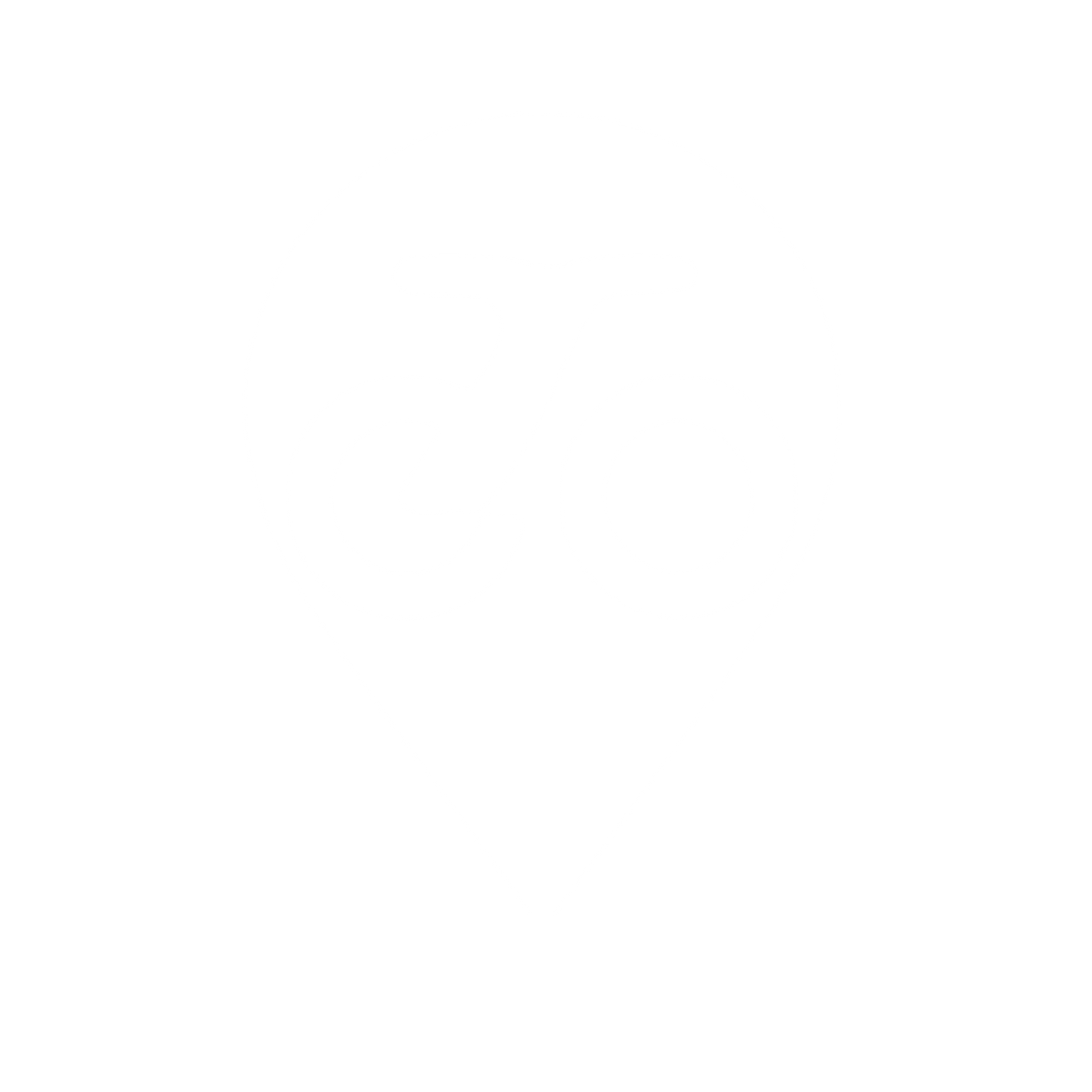 E-Bike Map Pin Logo #ffffff