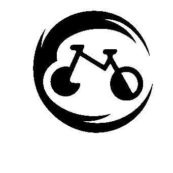 E-Bike Circle Swirl Logo
