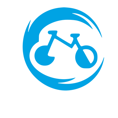 E-Bike Circle Swirl Logo #00a3e4
