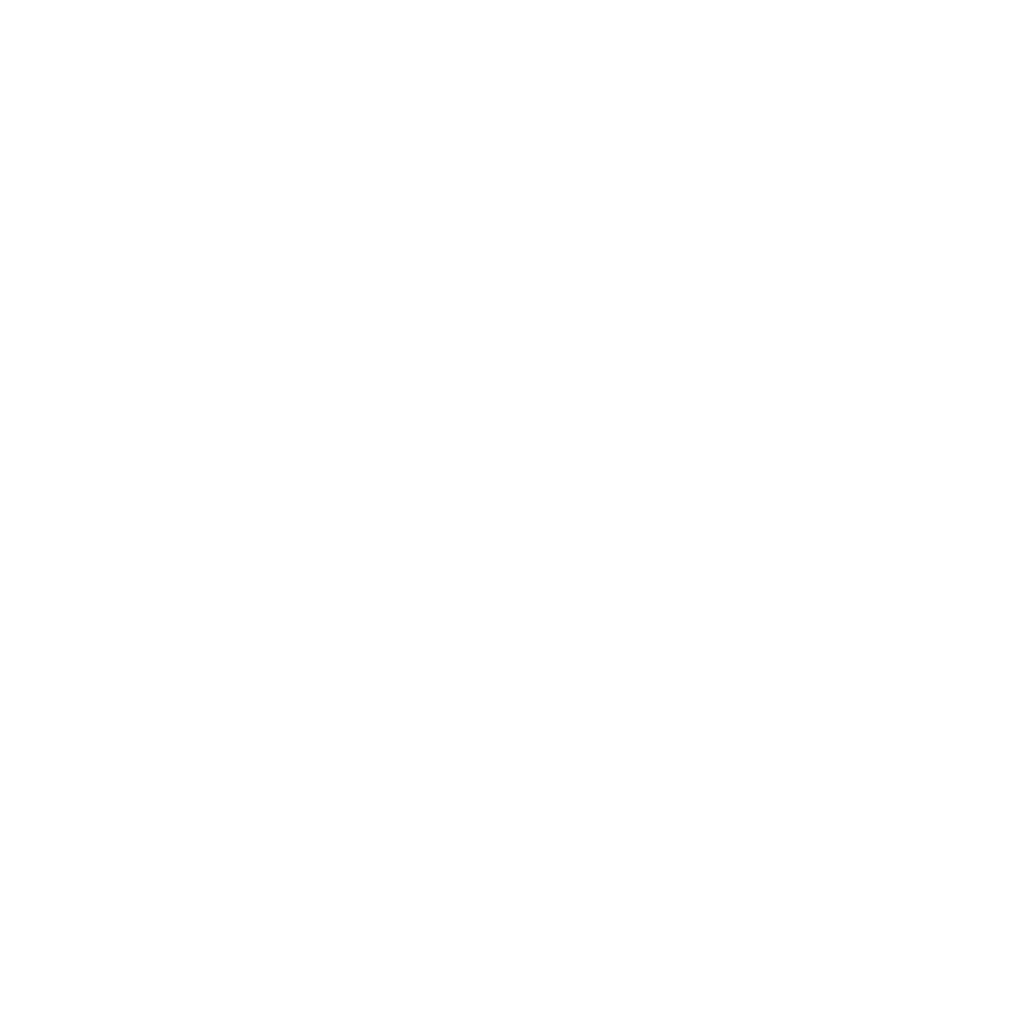 Electric Bike Hexagon Logo #ffffff