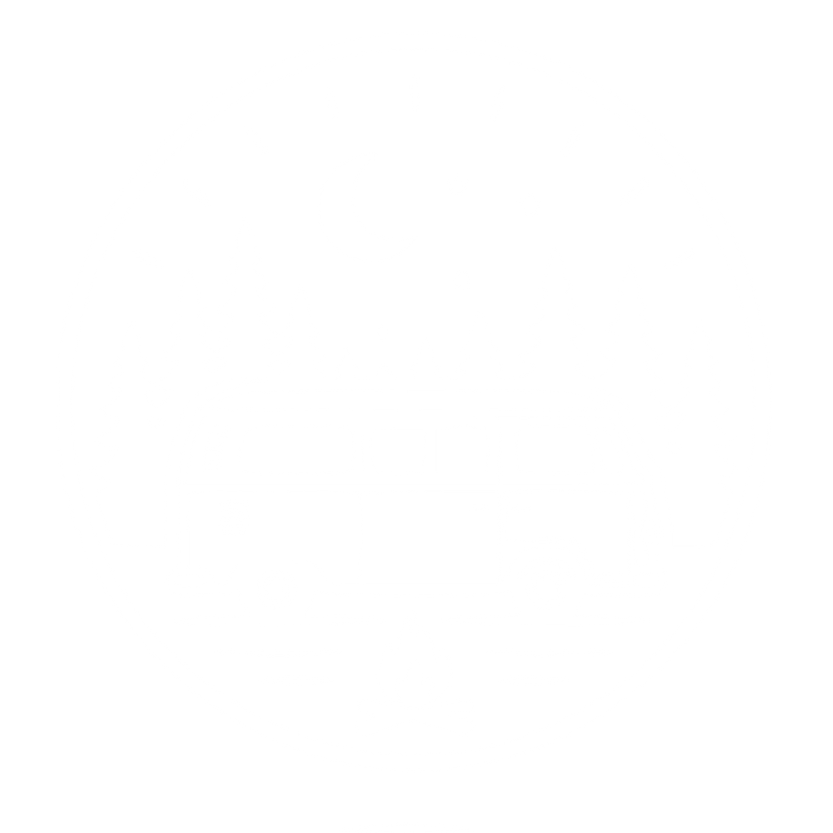 Camper Van Stamp Badge Logo #ffffff