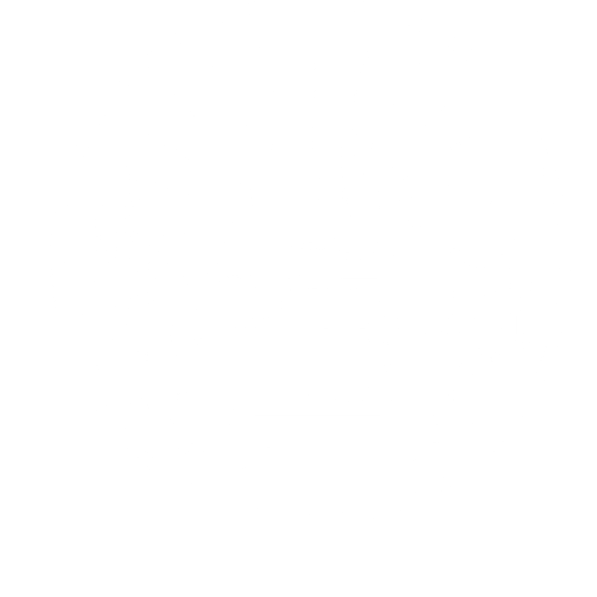 Desert Van Badge Logo #ffffff