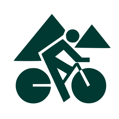 Mountain Biker Bauhaus Logo #003932