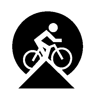 Cyclist Mountain Trail Logo