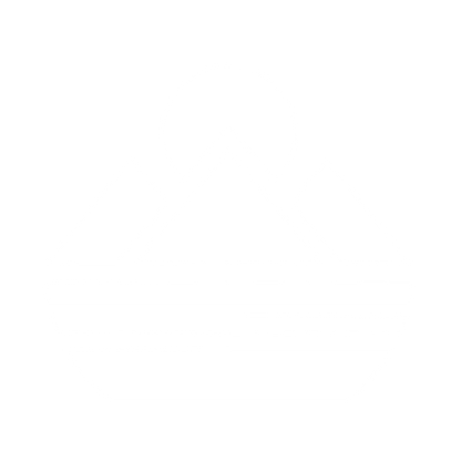 Bauhaus Mountain Sun Logo #ffffff