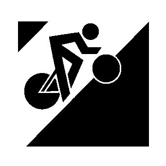 Mountain Bike Rider Logo
