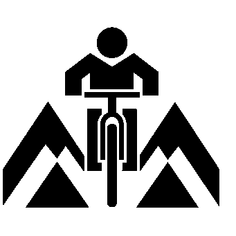 Mountain Bike Rider Logo