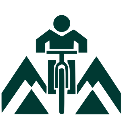 Mountain Bike Rider Logo #003932