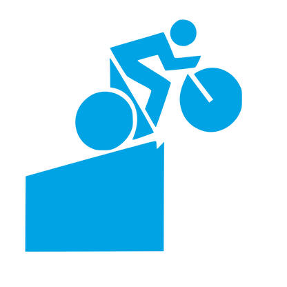 Mountain Bike Downhill Logo #00a3e4