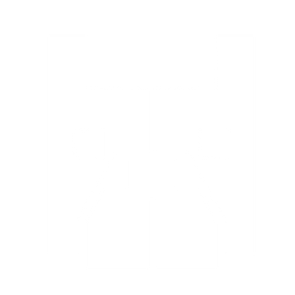 Brutalist French Bulldog Logo #ffffff