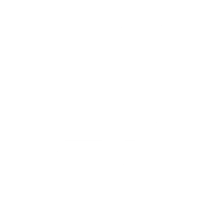 Pixel French Bulldog Logo #ffffff