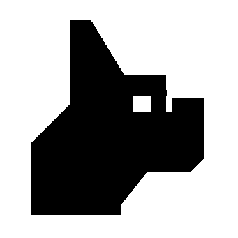 Pixel French Bulldog Logo