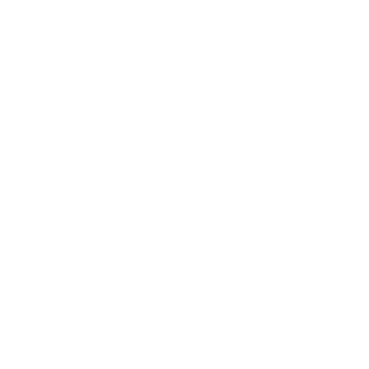 Pixel French Bulldog Logo #ffffff